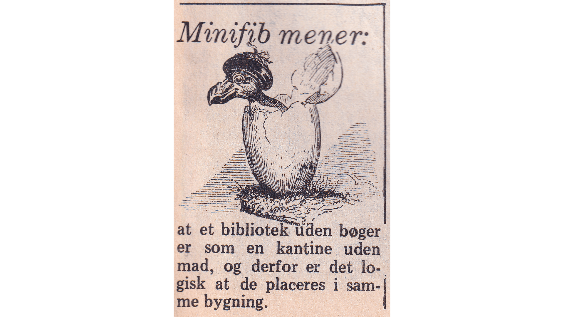 Minifib Mener, Centernyt 1979