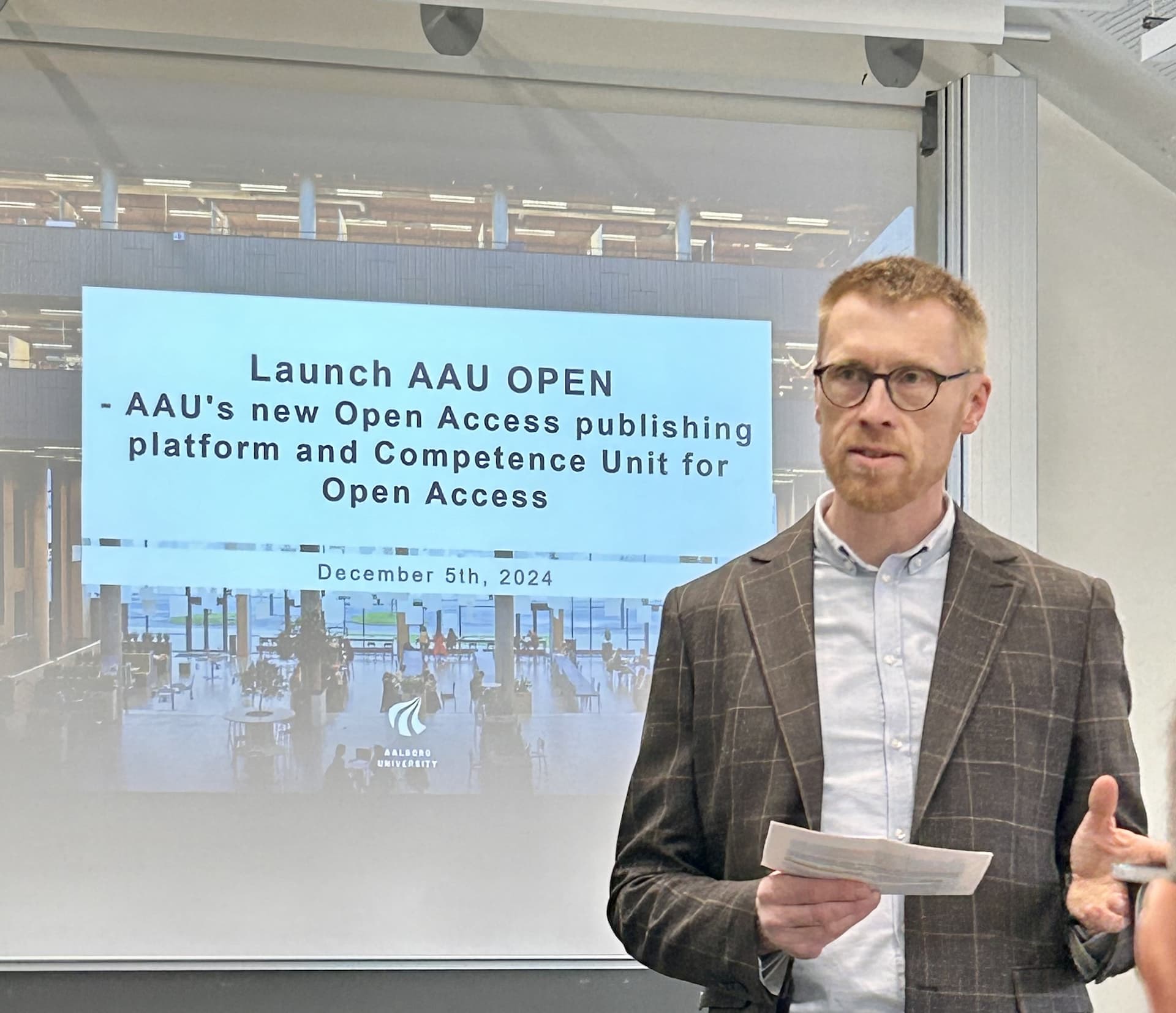 AAU OPEN launch 2024 Welcome by Ole Kæseler Andersen